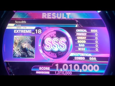 【MUSIC DIVER】Xenolith(EXTREME) ALL CRITICAL