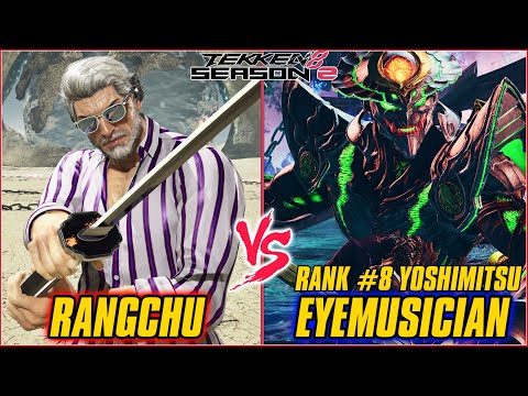 TEKKEN 8 | RANGCHU (VICTOR) VS EYEMUSICIAN (RANK #8 YOSHIMITSU) | TEKKEN 8 RANKED MATCH
