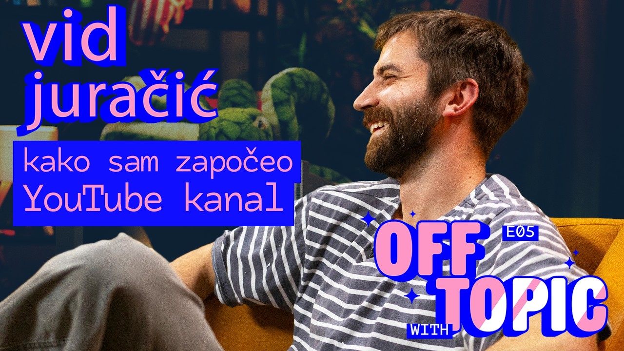 Vid Juračić o svojim počecima na Youtubeu i kako se počeo baviti videima