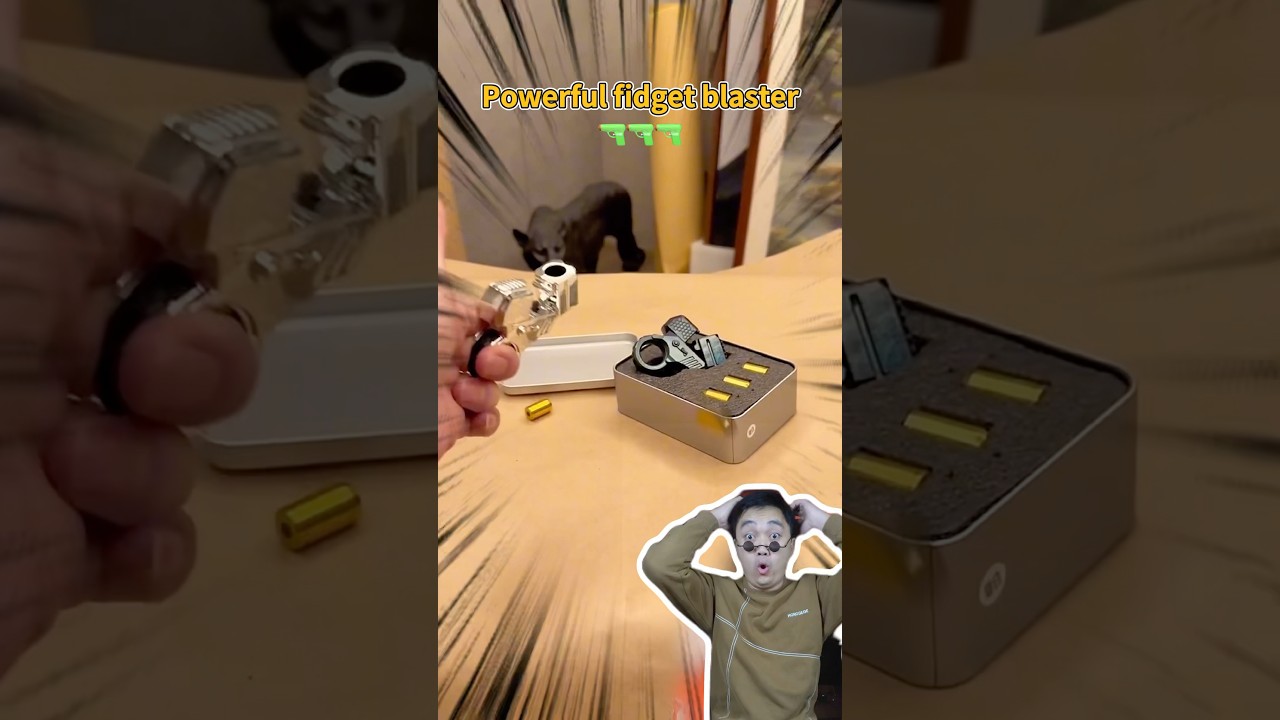 Powerful fidget blaster
