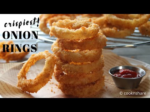 How to Make Super Crispy Homemade Onion Rings