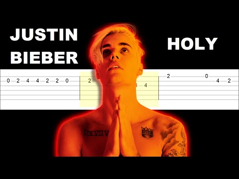 Justin Bieber - Holy (Easy Guitar Tabs Tutorial)