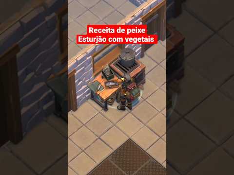 Receita de peixe esturjão com vegetais Last day on earth survival #lastdayonearth #shorts