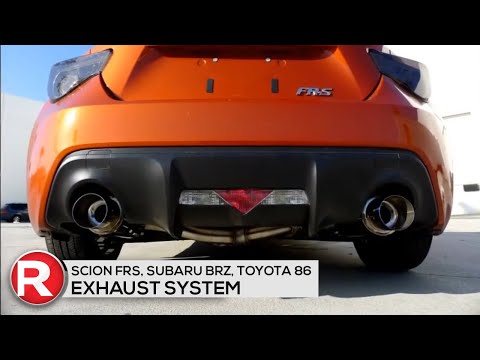 Spec-D N1 Muffler Exhaust - BRZ/FRS/86 (13-20) Polished / Blue Titanium Tips - Sound Clip / Install