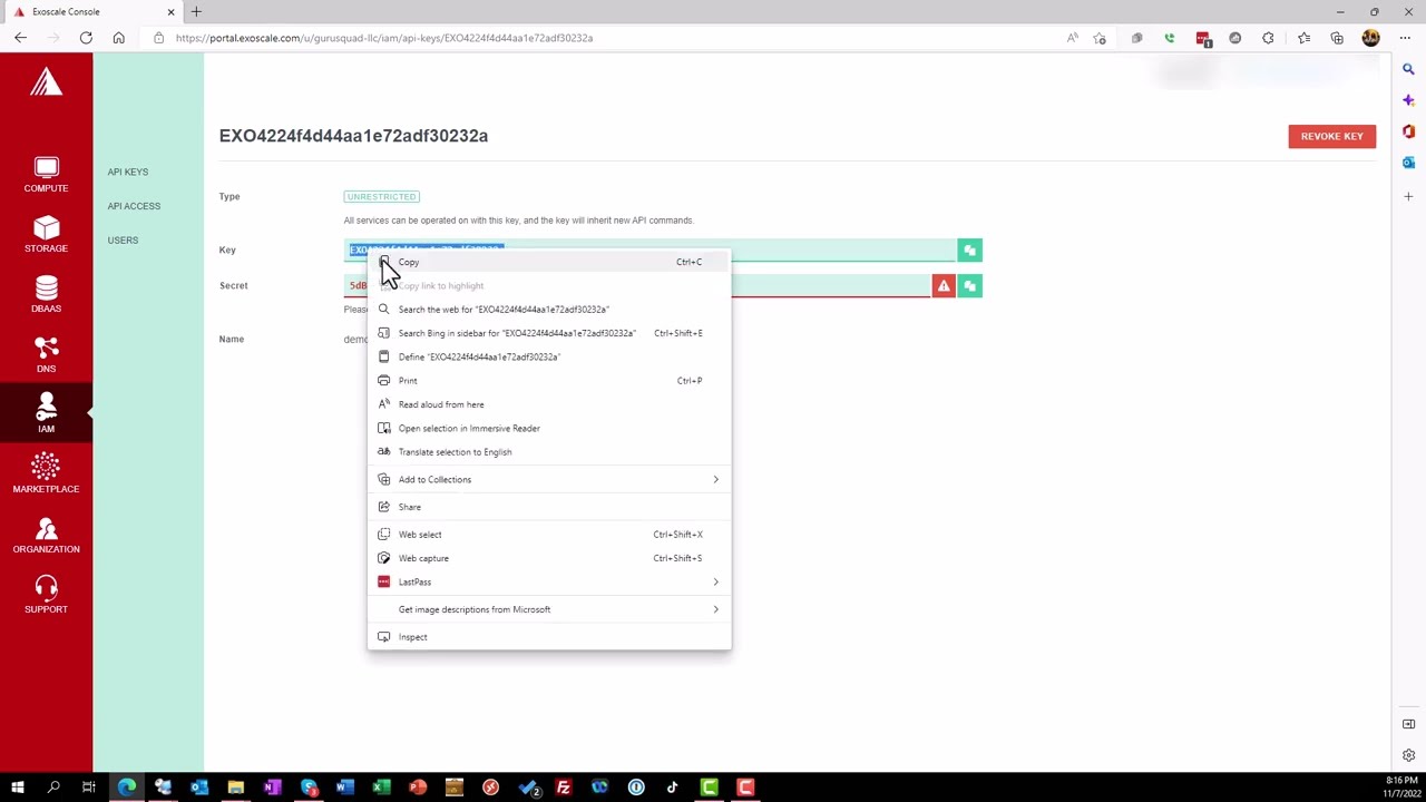 Copy Files to Exoscale