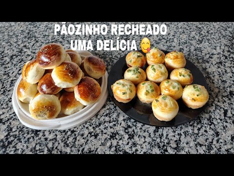 PÃOZINHO RECHEADO UMA DELÍCIA/ MUITO FÁCIL DE PREPARAR