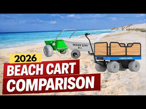 BEST Beach Cart Showdown! Who Rolls, Who Sinks?