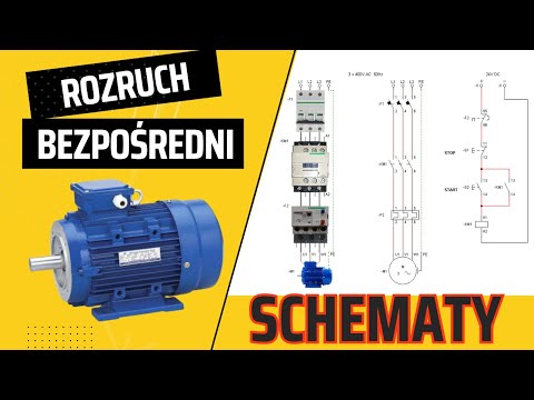 Schemat do podłączenia silnika trójfazowego.