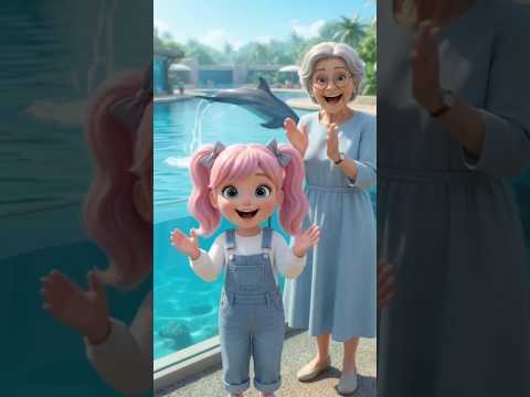 🐬😴 Você sabia que o golfinho dorme com apenas metade do cérebro de cada vez? #shorts #kidslearning