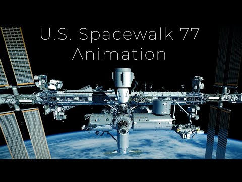 U.S. Spacewalk 77 Animation - September 9, 2021