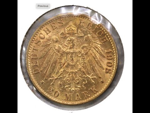 GOLD SURGES IN 2023! GOLD 20 MARK COIN PICKUP