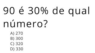 VOCÊ SABE RESOLVER QUESTÕES DE PORCENTAGEM? TENTE RESPONDER ESSAS 5 QUESTÕES ENTÃO!