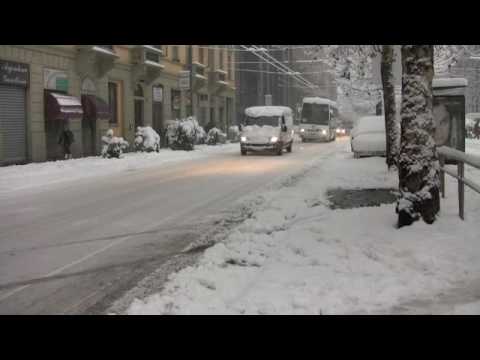 Milano neve inverno 2008 2009