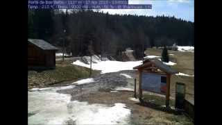 preview picture of video 'Timelapse fonte de la neige a Corrençon-en-Vercors Avril 2013'
