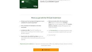 Unlocking Cash Rewards with the TD Cash Credit Card