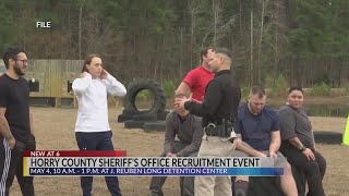 For the first time, Horry County Sheriff's Office will be hosting a recruitment event at its detenti