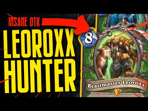 INSANE OTK LEOROXX HUNTER!!! - 30+ Damage Combo - Ashes of Outland - Hearthstone