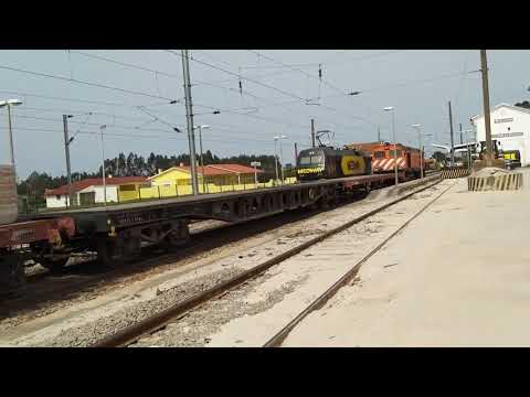 Comboios no norte da linha do Oeste - 18mar20 - 1ª P