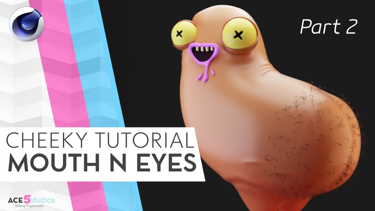 Cheeky - part 2 - Some modelling tips n tricks Tutorial | C4D Cinema 4D