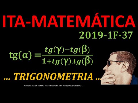 ITA | 2019 | FASE 1 |  Questão 37 | MATEMÁTICA |Questão Resolvida de TRIGONOMETRIA/SIL208