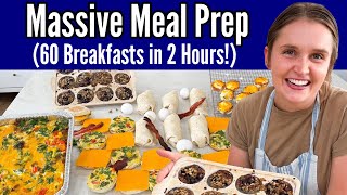 Quick & EASY BREAKFAST Meal Prep | Grab & GO Recipes | 60 Tasty Meals for Under $2 | Julia Pacheco