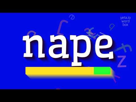 HOW TO SAY NAPE? #nape