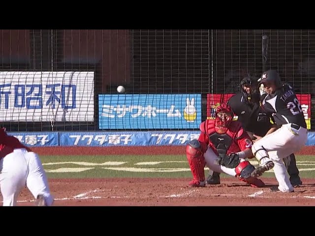 【6回裏】変化球を捉えた!! マリーンズ・田村の勝ち越しタイムリー2ベース!! 2018/6/3 M-C