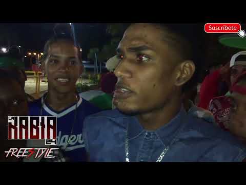 Que cura( EL INGLES DE HAITI 😂) La Rabia 24 vs El Cheo 18 - Batalla de Freestyle en Guibia