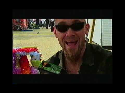 Thumbnail for Troy and Nick of Queens of the Stone Age Interview - Big Day Out Australia, 2003 (Fly TV) by Queens of the Stone Age, Queen, Wilco, The Band, Violent Femmes, Foo Fighters, Kraftwerk, Jane's Addiction, Deftones, Jimmy Eat World, PJ Harvey, Music festival, Troy Van Leeuwen, Millencolin, Nirvana