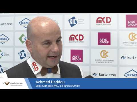 Productronica 2019 - Achmed Haddou - MCD Elektronik GmbH