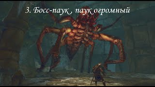 TES V: Skyrim (2011), ПРОхождение. Часть 3. Босс-паук, паук огромный