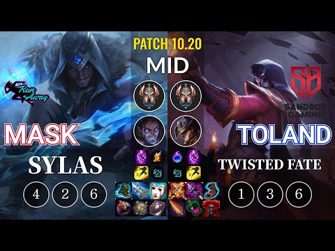 RNW Mask Sylas vs SB TolanD Twisted Fate Mid - KR Patch 10.20