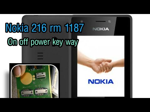 Nokia 216 rm 1187 power on key on off way  #MOBSMART mobsmart