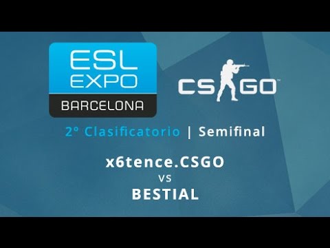 x6tence.CSGO vs BESTIAL - Semifinal - ESL CSGO Barcelona Invitational Qualifier #2 - Español