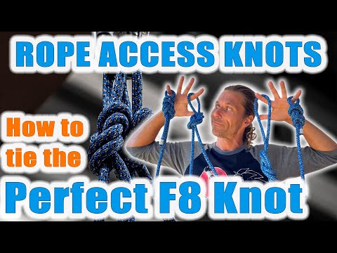 How to tie the perfect Figure of Eight Knot - IRATA Rope Access Knots