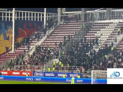 INCIDENTE GRAVE-Bataie in tribune la meciul Romania - Bosnia&Hertegovina(26.09.2022)stadion Giulesti