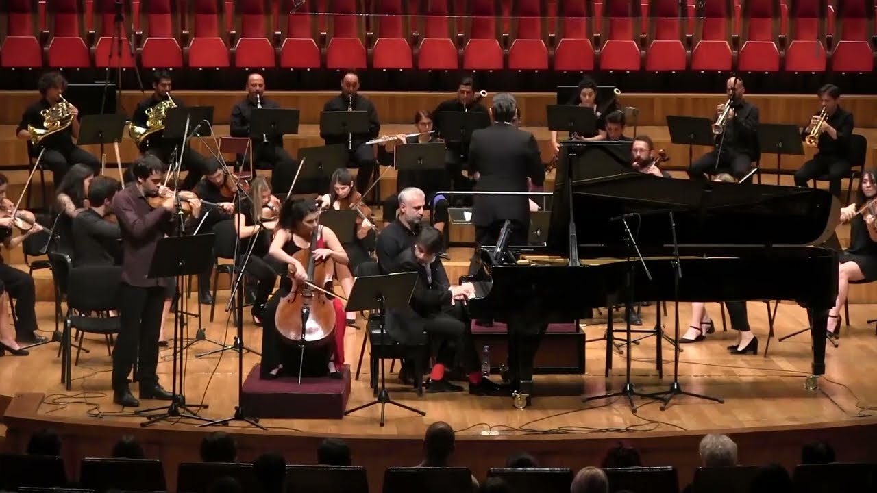 Beethoven Triple Concerto - Í. Ríkharðsson, K. Roinishvili & L. Okros - TYO & M. Khukhunaishvili