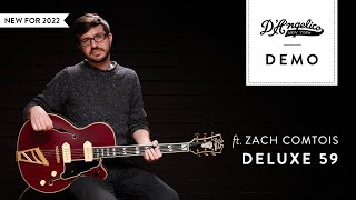 Video thumbnail for Deluxe 59 Demo with Zach Comtois | D'Angelico Guitars by D'Angelico Guitars