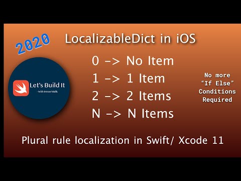 Plural Rules Localization in iOS, How to Localize Plural rules in xcode 11