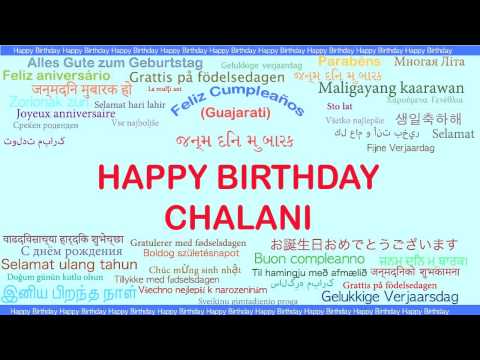 Chalani   Languages Idiomas - Happy Birthday