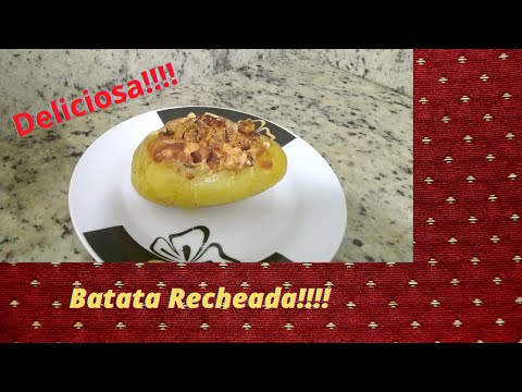 Batata recheada deliciosa e muito fácil!!!!