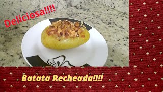 Batata recheada deliciosa e muito fcil!!!!