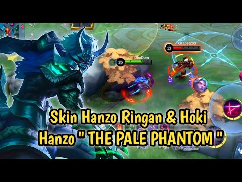 HANZO SKIN NORMAL " THE PALE PHANTOM " SKIN PALING RINGAN & PALING HOKI - MOBILE LEGEND #hanzo