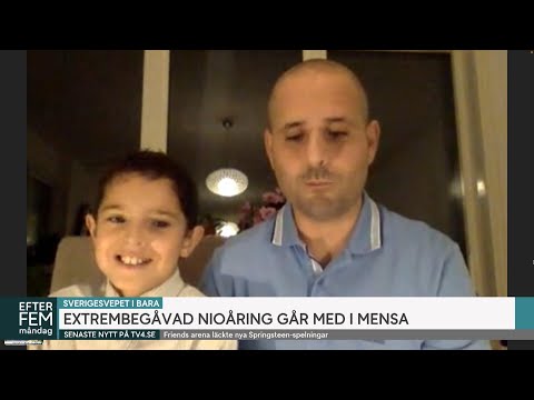 Vincent, 9, blir medlem i Mensa: ”Jättecoolt” | Efter fem | TV4 & TV4 Play