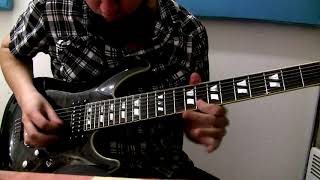 Video thumbnail for Schecter C-7 Custom metal lead by FATHER ANDREY