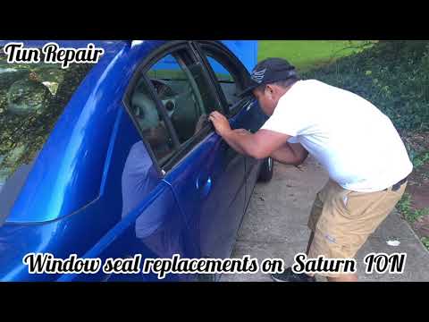 Window seal replacement on Saturn ION