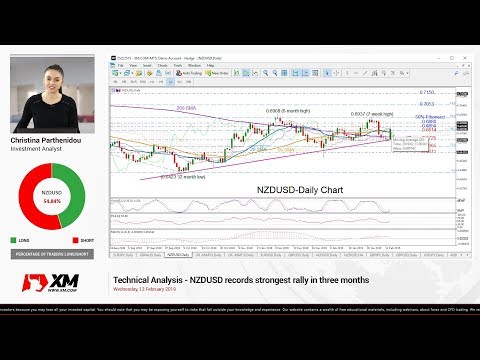 Technical Analysis: 13/02/2019 - NZDUSD records strongest rally in three months