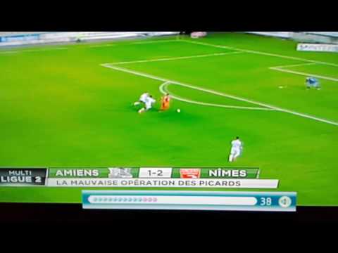AMIENS SC 1-2 NÎMES OLYMPIQUE DOMINO'S LIGUE 2 23 ÈME JOURNÉE SAISON 2016 2017 RÉSUMÉ