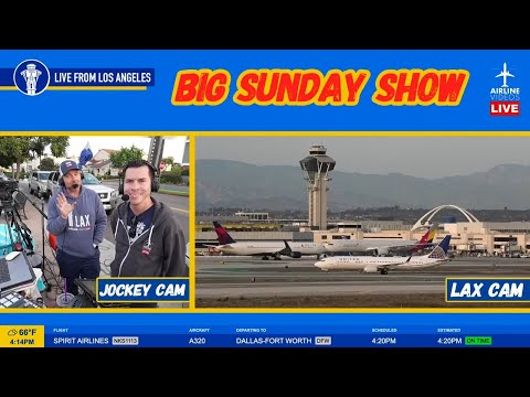 🔴AO VIVO LAX PLANE SPOTTING: assista chegadas e partidas AO VIVO!