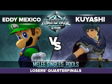 Eddy Mexico vs Kuyashi - Losers' Quarterfinals: Melee Singles Pools - Mainstage | Luigi vs Marth